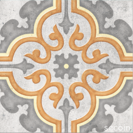 ENCAUSTIC POTTERY TILE GP 2589